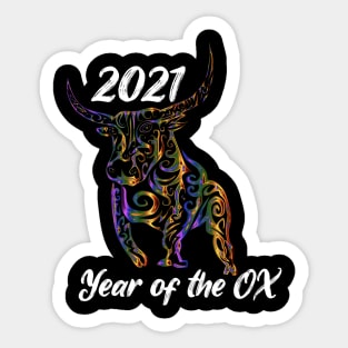 Year of the ox 2021 Sticker